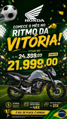Titan160 modelo 26/26 na promoção 21.999,00