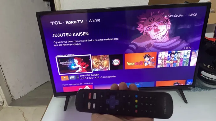 Tv smart tcl roku 32 polegadas