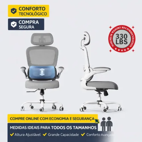 Conforto e resistência para longas horas de trabalho ou lazer