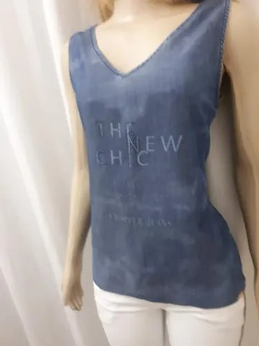 Camiseta regata jeans