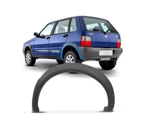 Moldura Paralama acabamento alargador Friso Traseiro Uno Way 2004/2013 valor unitário