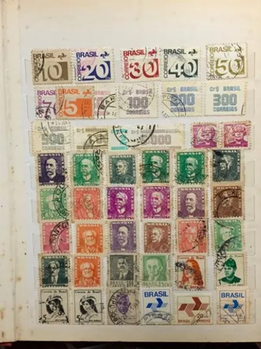 Selos de mais de 80 países!