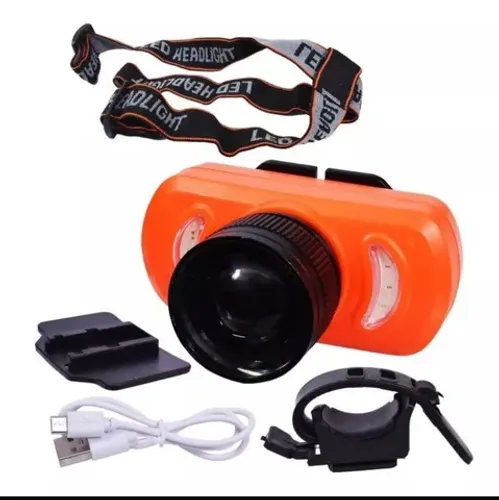 Lanterna De Cabeça - Azul (High Power Zoom Headlamp) 