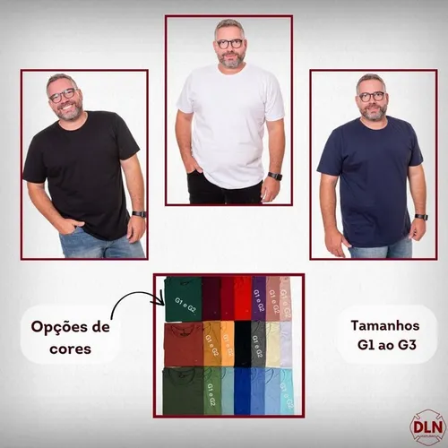 Gola Careca Plus Size Algodão