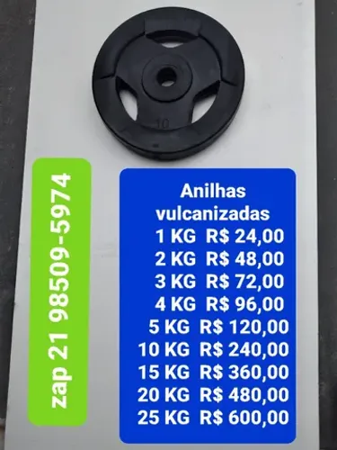 Anilhas vulcanizadas 