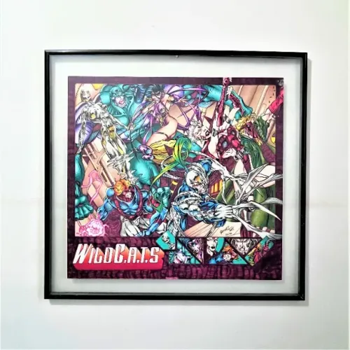 (Aceito cartão) Quadro Decorativo WildCats (Colorido à Mão)