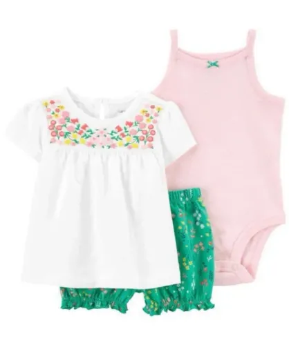 Conjunto de Roupa para Bebê Menina - Carter's