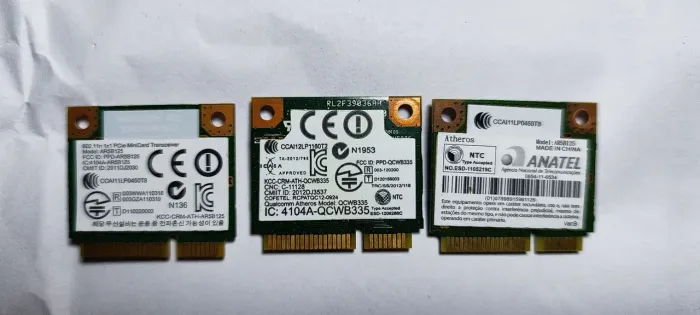 Placas wireless notebooks