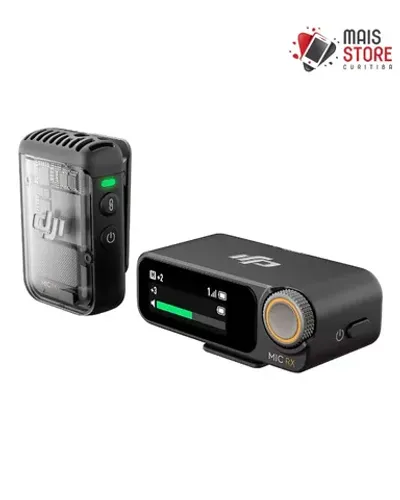 Microfone Dji Mic 2 (1 TX + 1 RX) Novos/Lacrados
