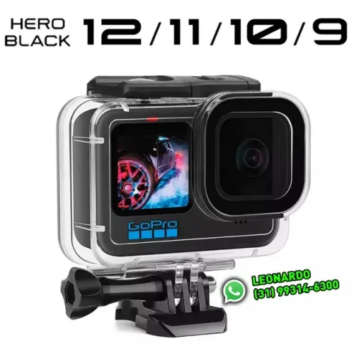 Caixa Estanque Telesin para GoPro 9 à 12 (mergulho - waterproof case)