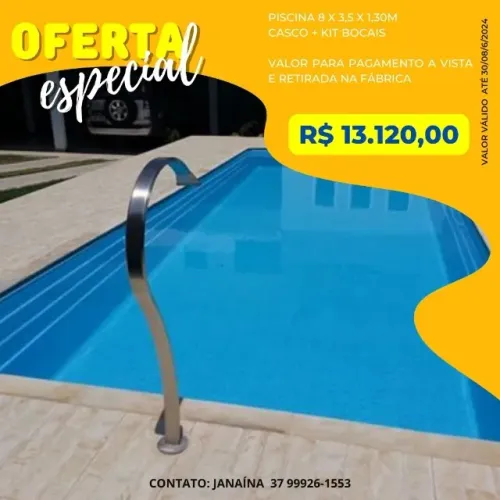JA - Piscina 8 metros - Anil Piscinas