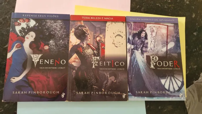 Livros - 3 primeiros livros da Saga Encantada.
