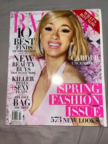 Revista Harper's Bazaar com Cardi B