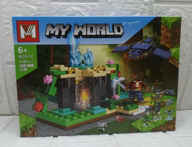 Lego Minecraft My World Mg513c 118 A128 Pçs