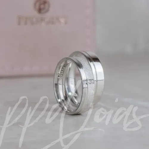 Alianças de Namoro em Prata 950