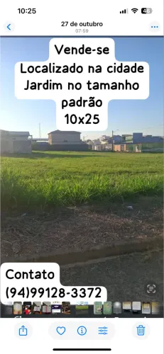 Terreno 10x25 