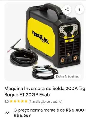 Máquina de Solda Esab 202 IP