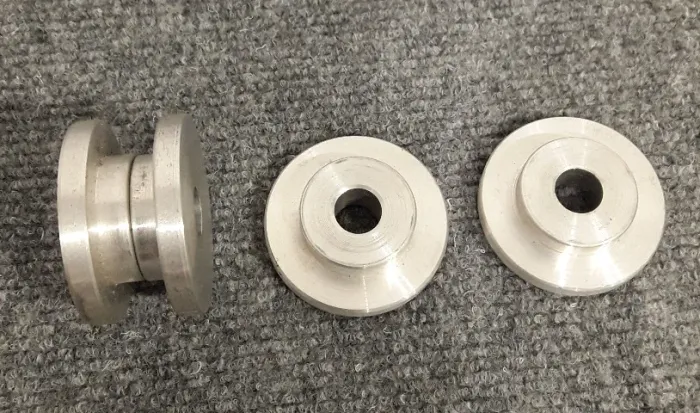 4 Flanges de Aluminio para Rebolo Esmeril 31,8mm x 1/2" furo