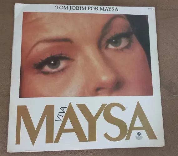 LP disco de vinil Tom Jobim por Maysa MPB bossa nova som antigo toca disco radiola vitrola