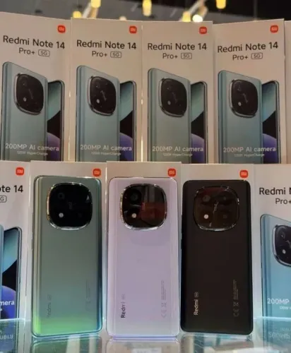 Redmi Note 14 Pro Plus 5G 512+12Camera 200MP IP68 a Prova dagua Preto Verde Roxo R$2599,00