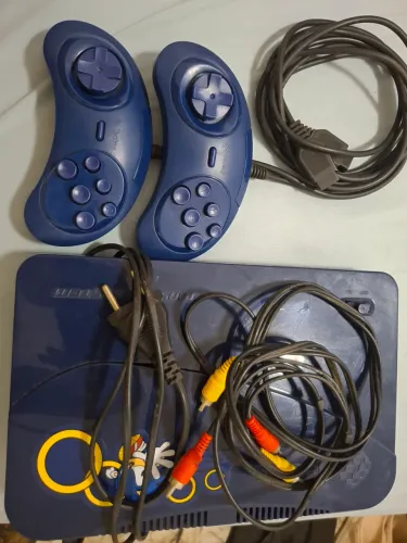 Console retrô Sega Master System + jogos - colecionador