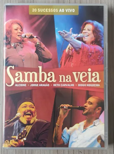 DVD Samba na Veia com Alcione, Jorge Aragão, Beth Carvalho e Diogo Nogueira