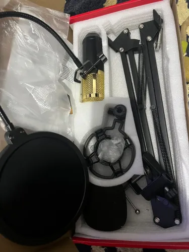 Kit BM800 condensador Dourado