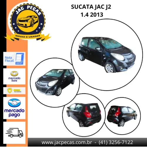 Sucata Jac J2 1.4 2013 P/Retirada de Peças 