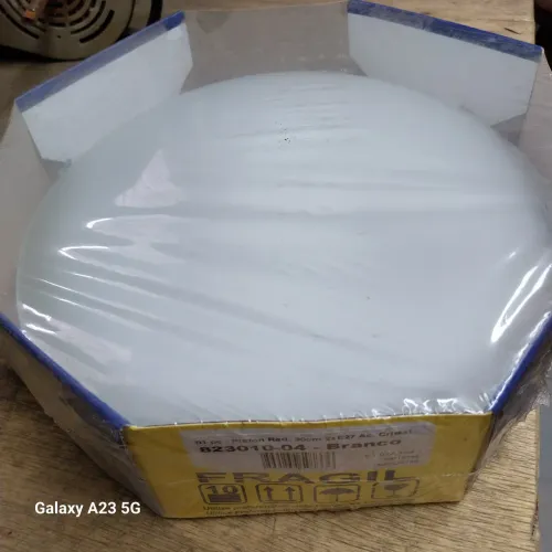 Platon blumenau 30cm 2xE27 Branco