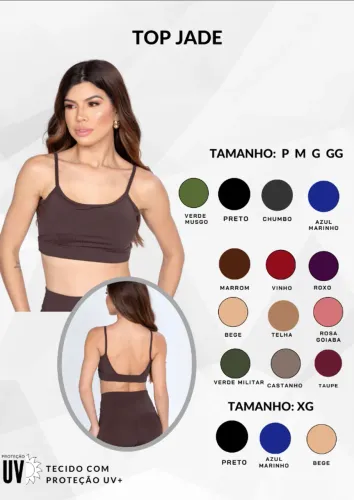 CONJUNTO TOP E SHORT DUO - MODELO JADE