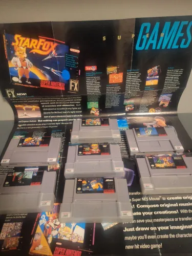 Coleção de 4 Jogos Super Nintendo - Vendo jogo individual 