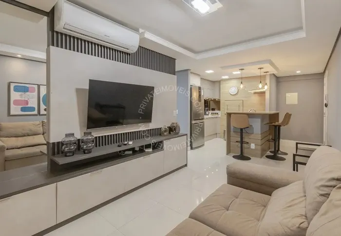 Apartamento mobiliado para alugar no Petrópolis com 1 quarto