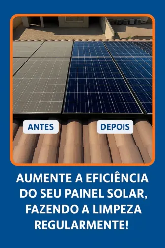 Limpeza e Manutenção de Painéis Solares