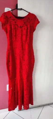 Promoção!Vestido longo de renda sereia! 100,00