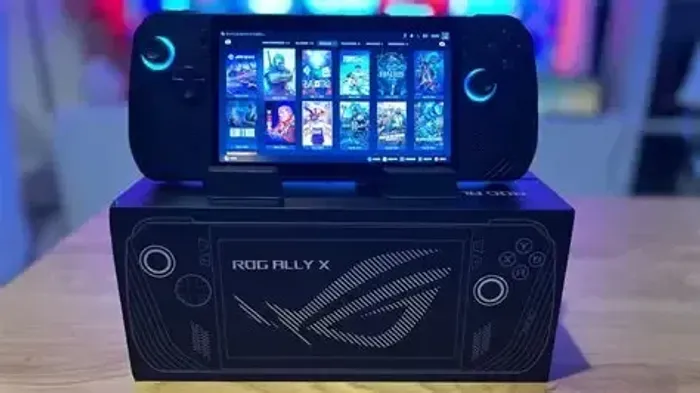 ROG Ally X + Case + acessórios