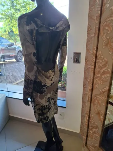 Vestido DIESEL com mangas e decote profundo nas costas