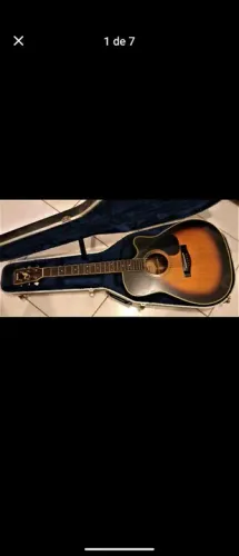 Violão Yamaha FG 441C TBS (aço - 1994)).