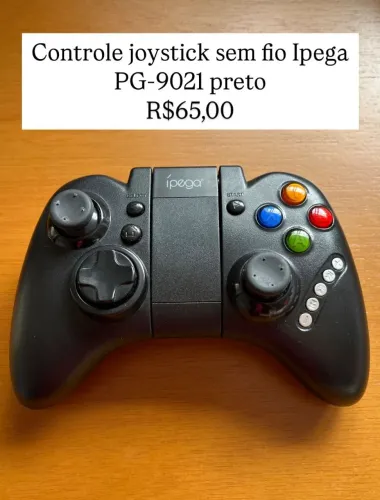 Controle joystick sem fio