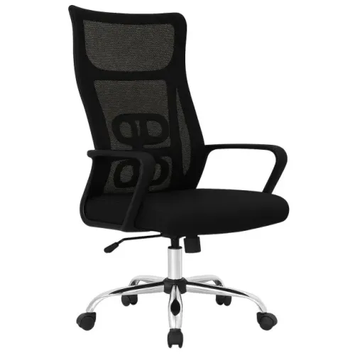Cadeira Escritório Tela Navi Preta Conforto Ergonômico Alta Ventilação 20082