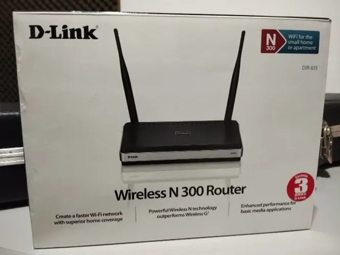 Roteador D-Link N300 ROUTER DIR-615  preto
