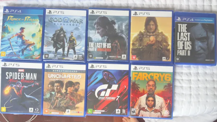 Jogos PS4 e PS5 Lacrados God of War Last of Us Spider Man GT7 grand turismo