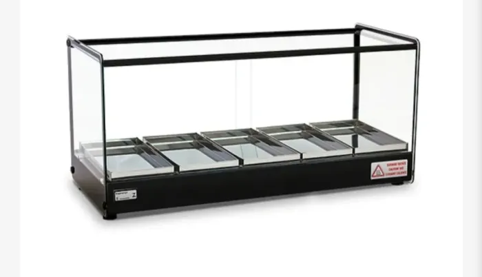 Estufa 5 Bandejas Vidro Reto Evr Bp Preto Basica 127V