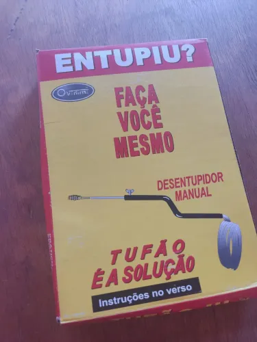Desentupidor Manual TUFÃO - Faça Você Mesmo!