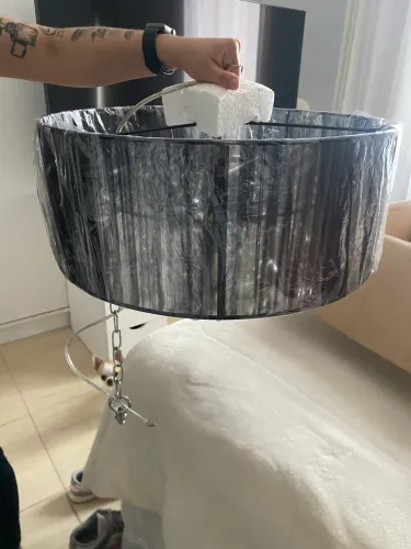 Lustre novo lacrado na caixa com 5 lâmpadas