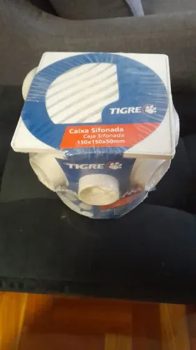 Caixa Sifonada Tigre NOVA 150x150x50mm