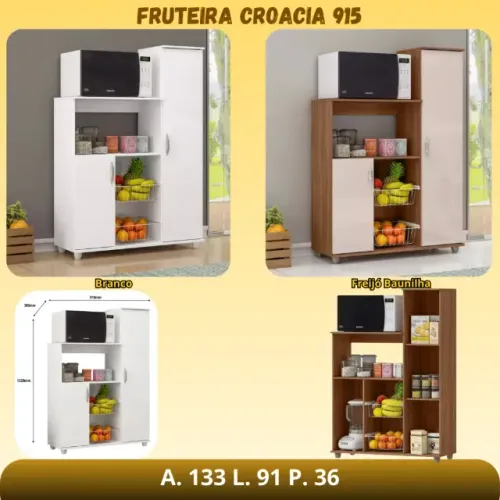 Balcão Fruteira Multiuso Nova na Caixa LT - Monta na Hora
