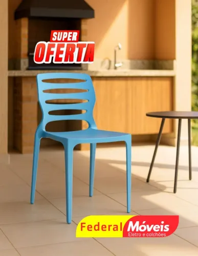 Cadeira Plástica Ville com design elegante