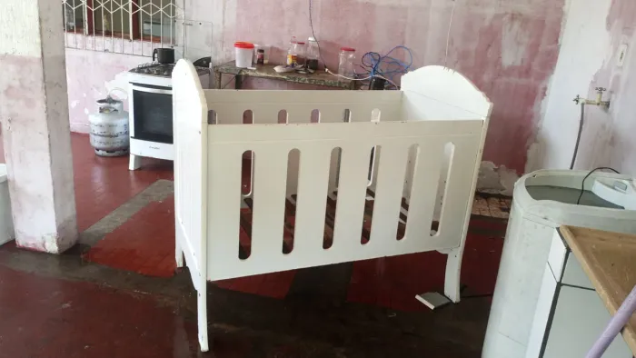 Berço MDF branco ENTREGO