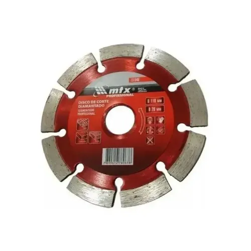 DISCO DE CORTE DIAMANTADO MTX SEGMENTADO 230X22,2MM CORTE SECO