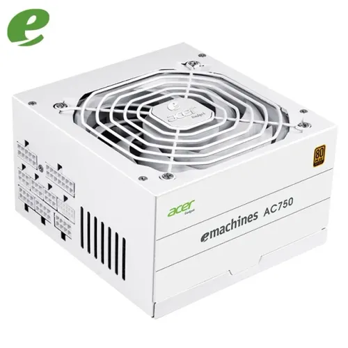 Fonte ATX 750W PFC Ativo 80 Plus Bronze AC750 Acer White Full Modular PCIe 5.0 - WZetta